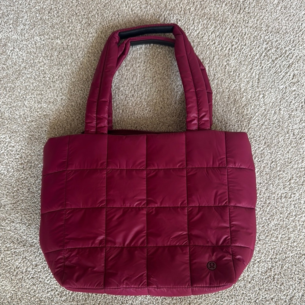 lululemon athletica Quilted Tote Bag, Deep Luxe, 12L